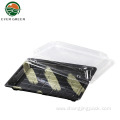 Disposable Japanese Style Togo Sushi Patterned Sashimi Box